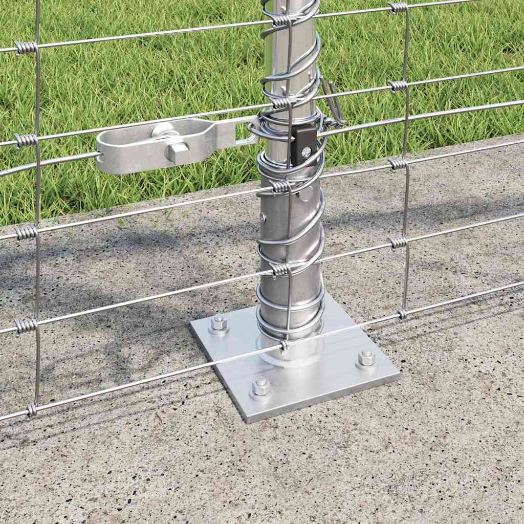 Field Fence Silver 25 x 1.2 m Galvanised steel