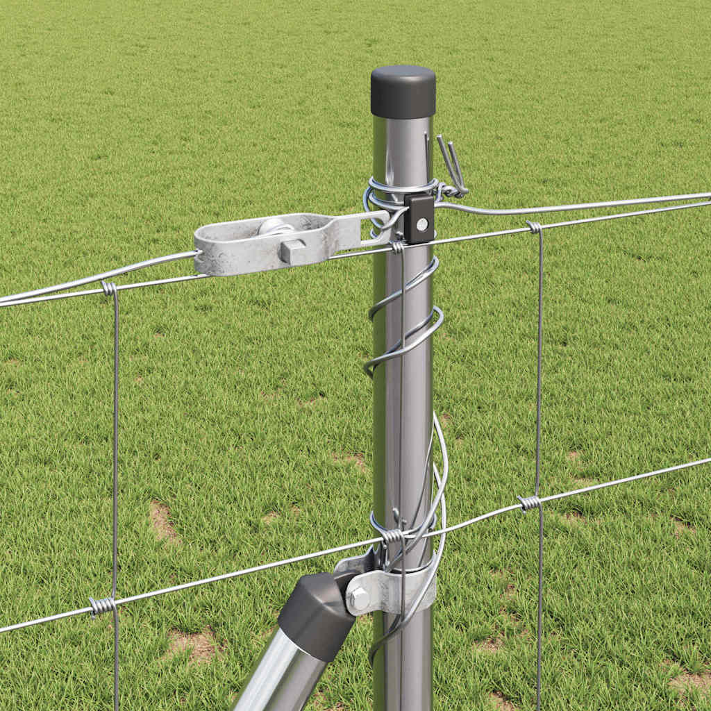 Field Fence Silver 25 x 1.2 m Galvanised steel