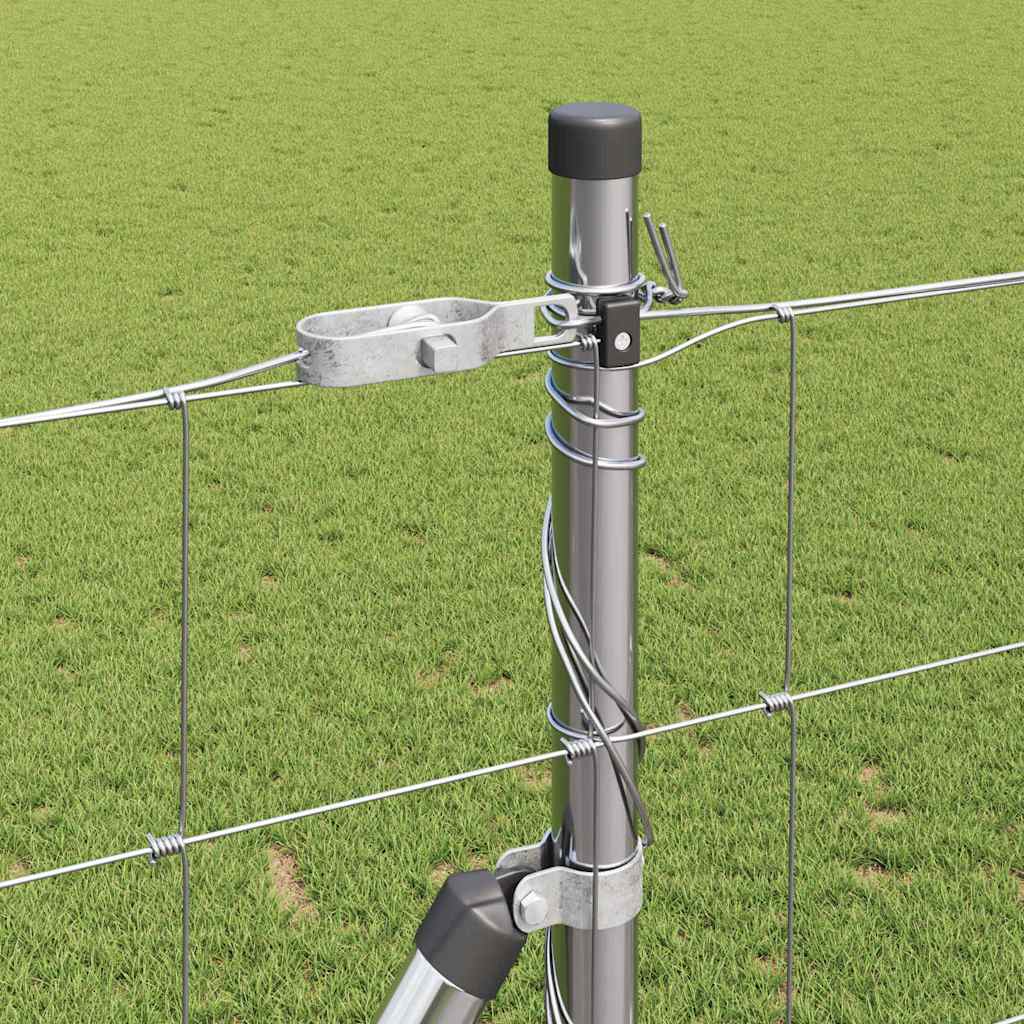Field Fence Silver 25 x 1.4 m Galvanised steel