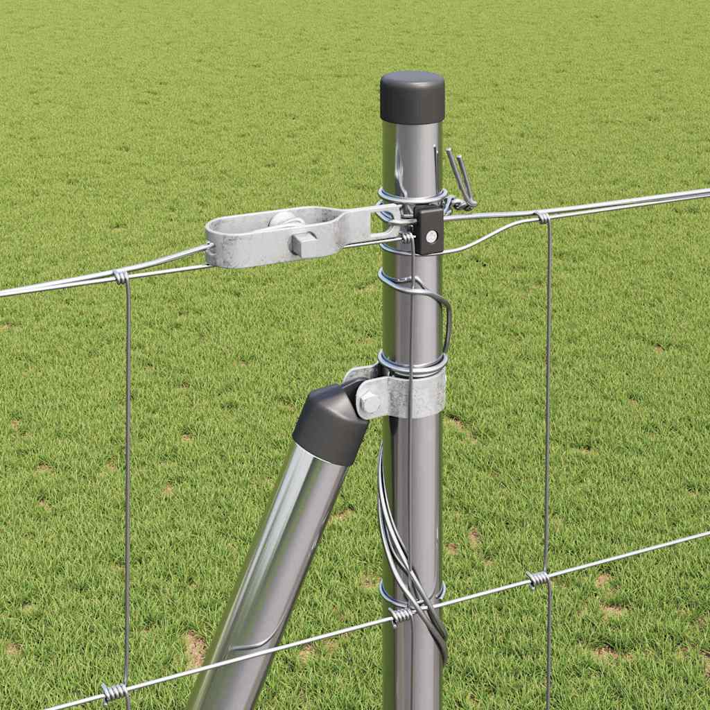 Field Fence Silver 25 x 1.5 m Galvanised steel