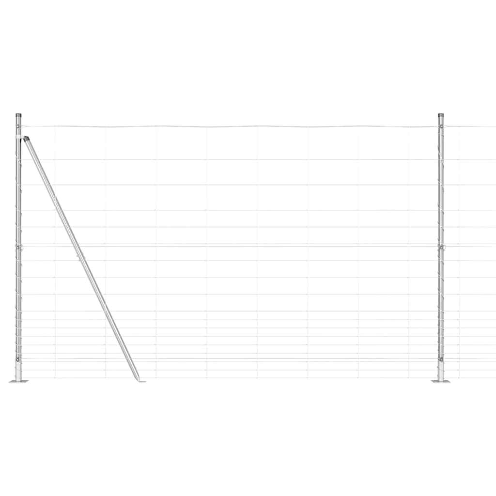 Field Fence Silver 25 x 1.5 m Galvanised steel