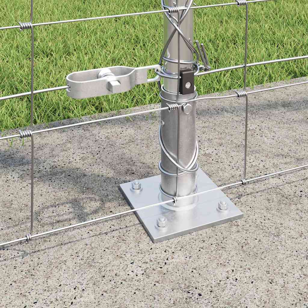 Field Fence Silver 25 x 1.6 m Galvanised steel