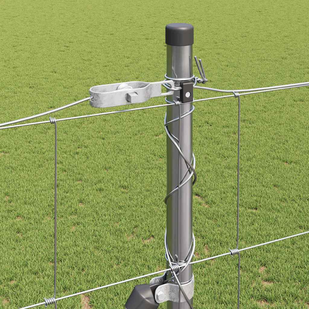 Field Fence Silver 25 x 1.6 m Galvanised steel