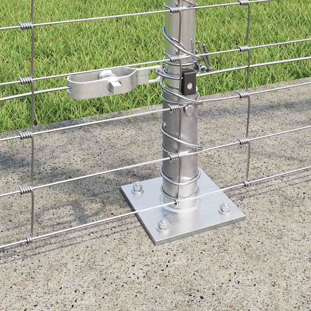 Field Fence Silver 25 x 1.6 m Galvanised steel