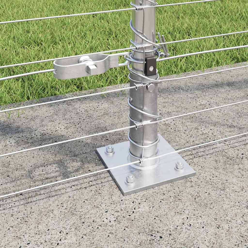 Field Fence Silver 25 x 1.6 m Galvanised steel
