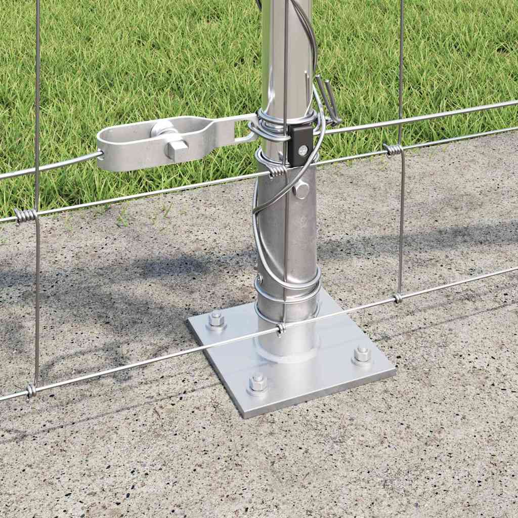 Field Fence Silver 50 x 0.8 m Galvanised steel