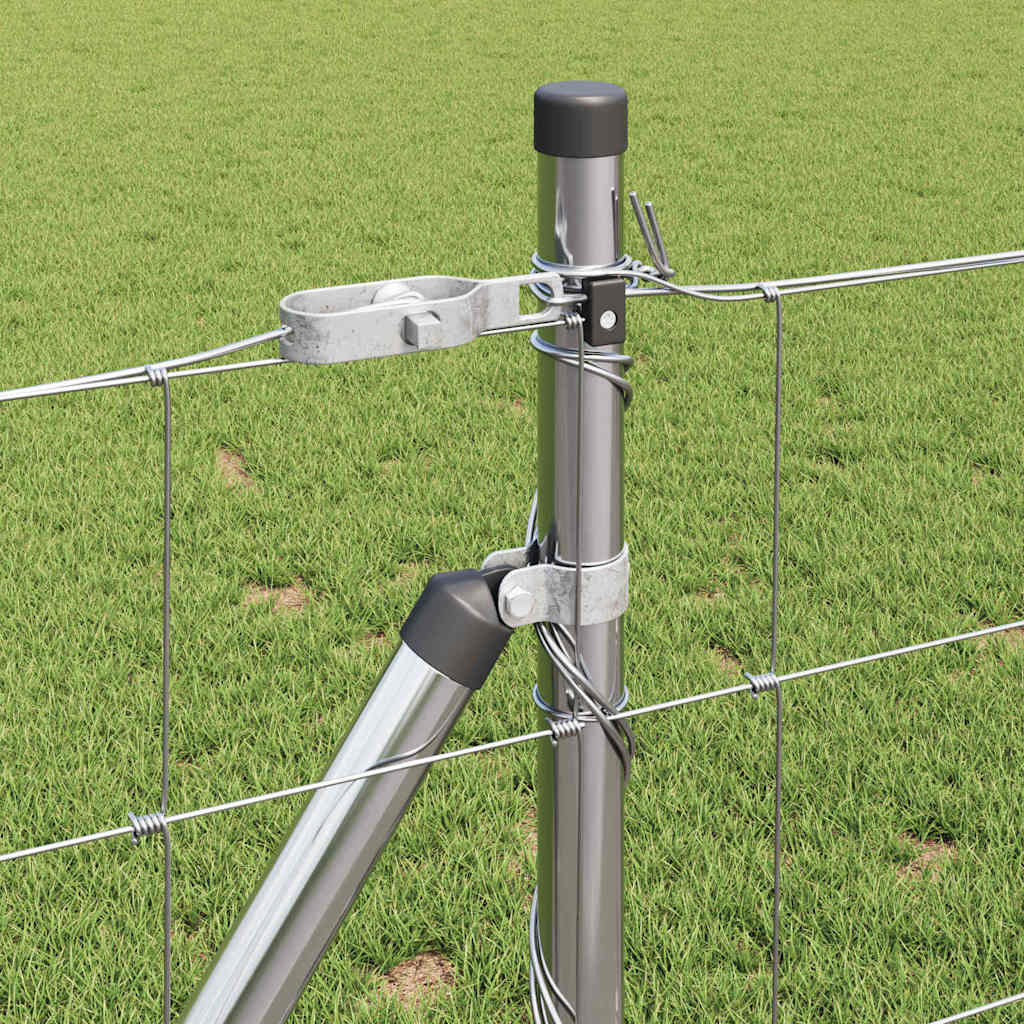 Field Fence Silver 50 x 0.8 m Galvanised steel