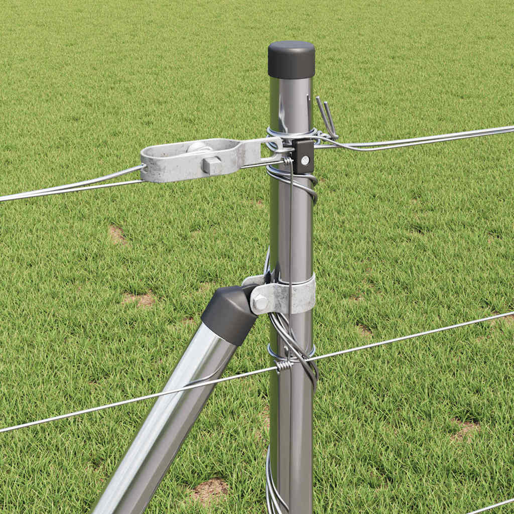 Field Fence Silver 50 x 0.8 m Galvanised steel