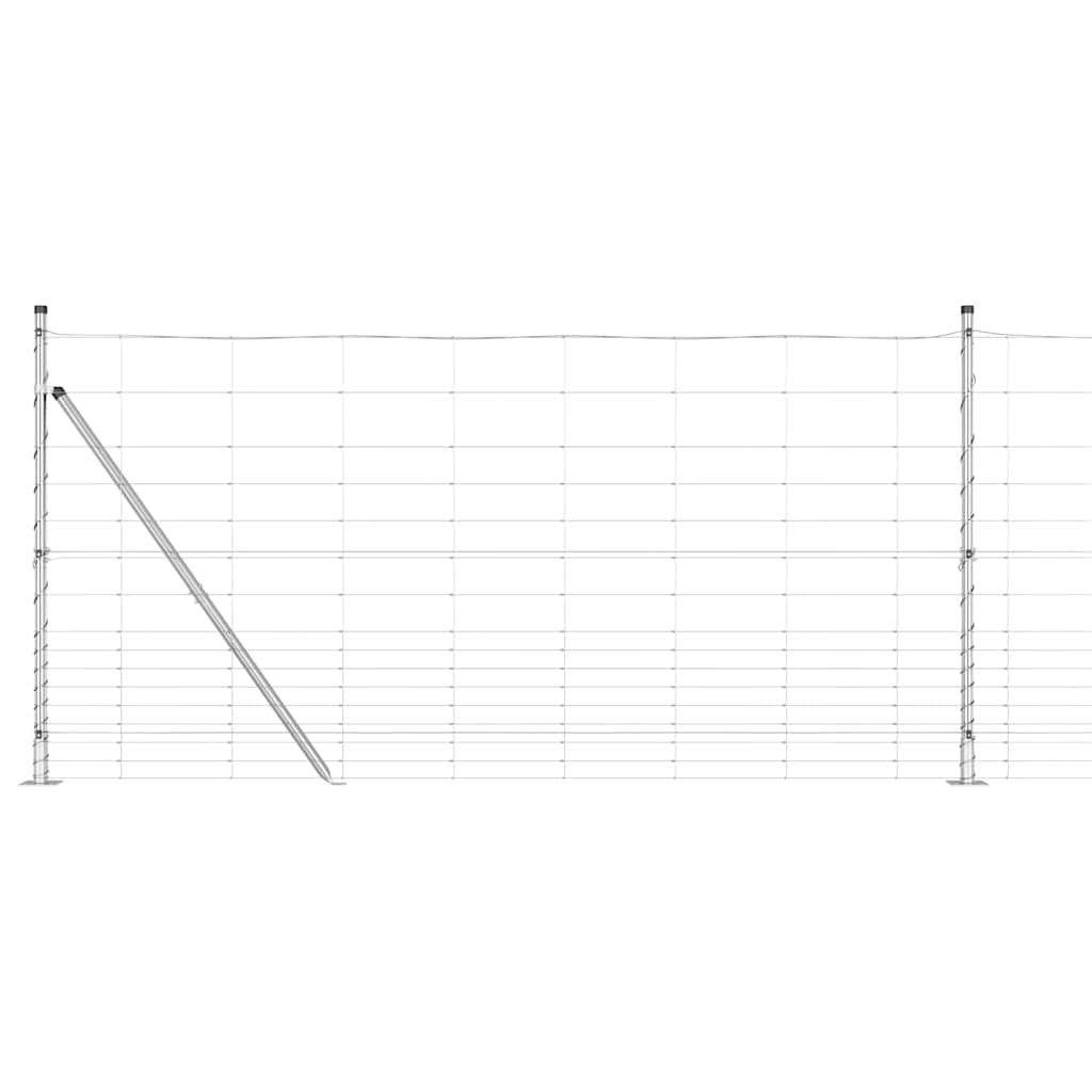 Field Fence Silver 50 x 1.2 m Galvanised steel