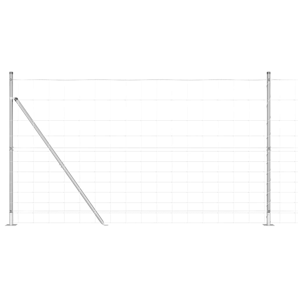 Field Fence Silver 50 x 1.4 m Galvanised steel