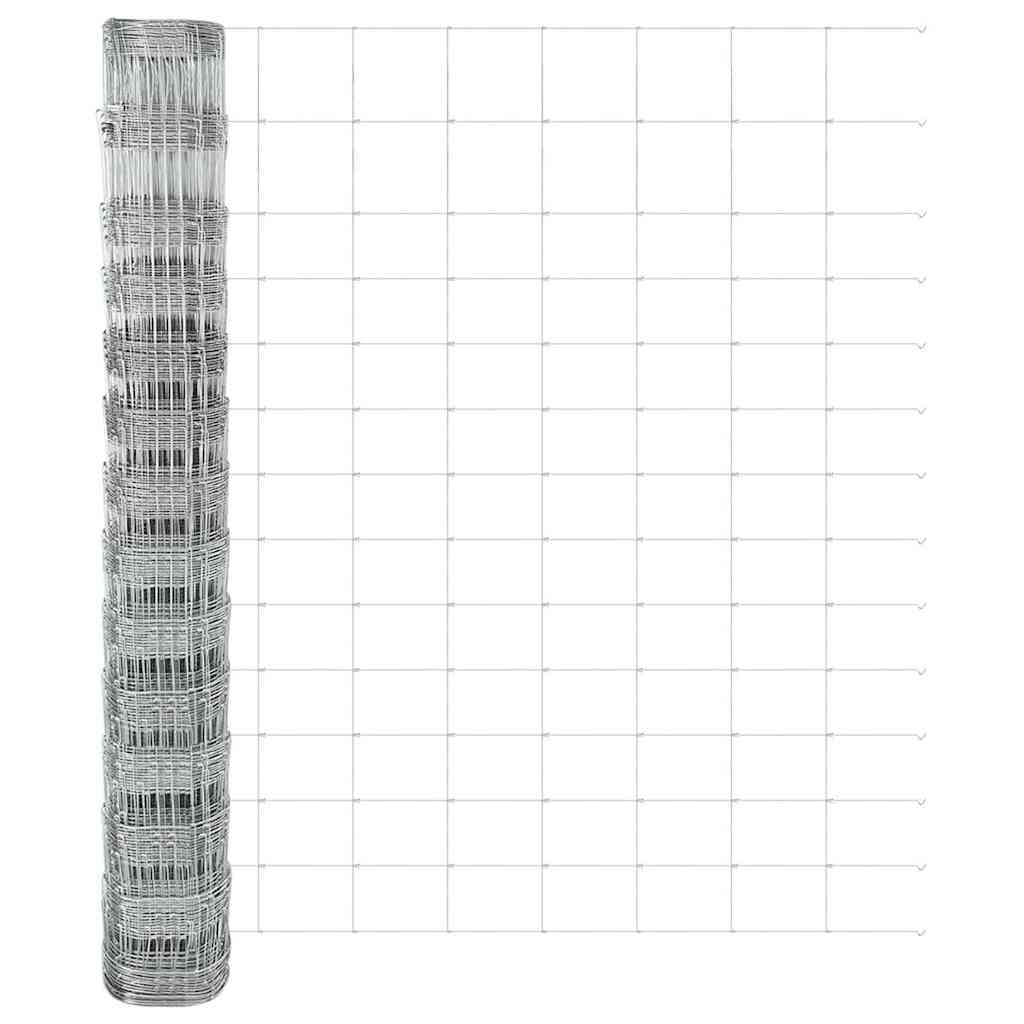 Field Fence Silver 50 x 1.4 m Galvanised steel