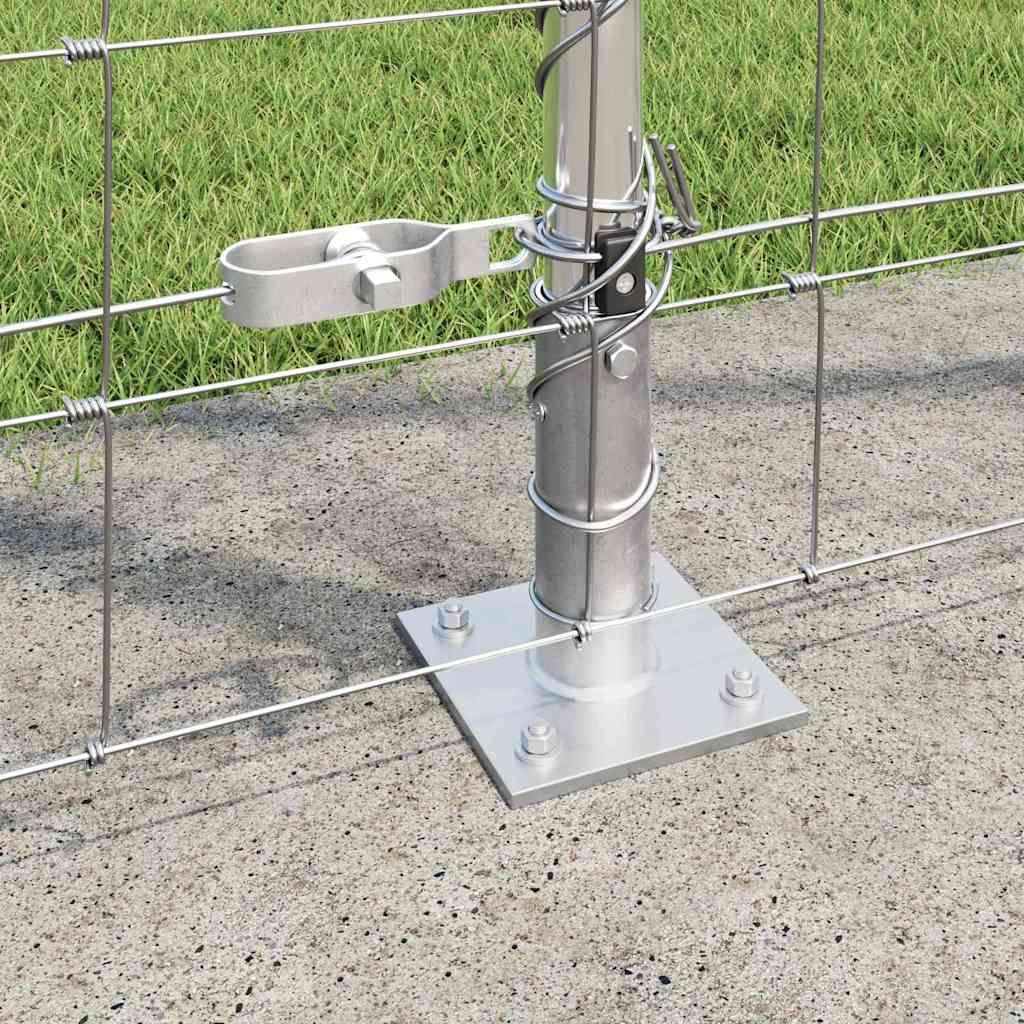 Field Fence Silver 50 x 1.5 m Galvanised steel