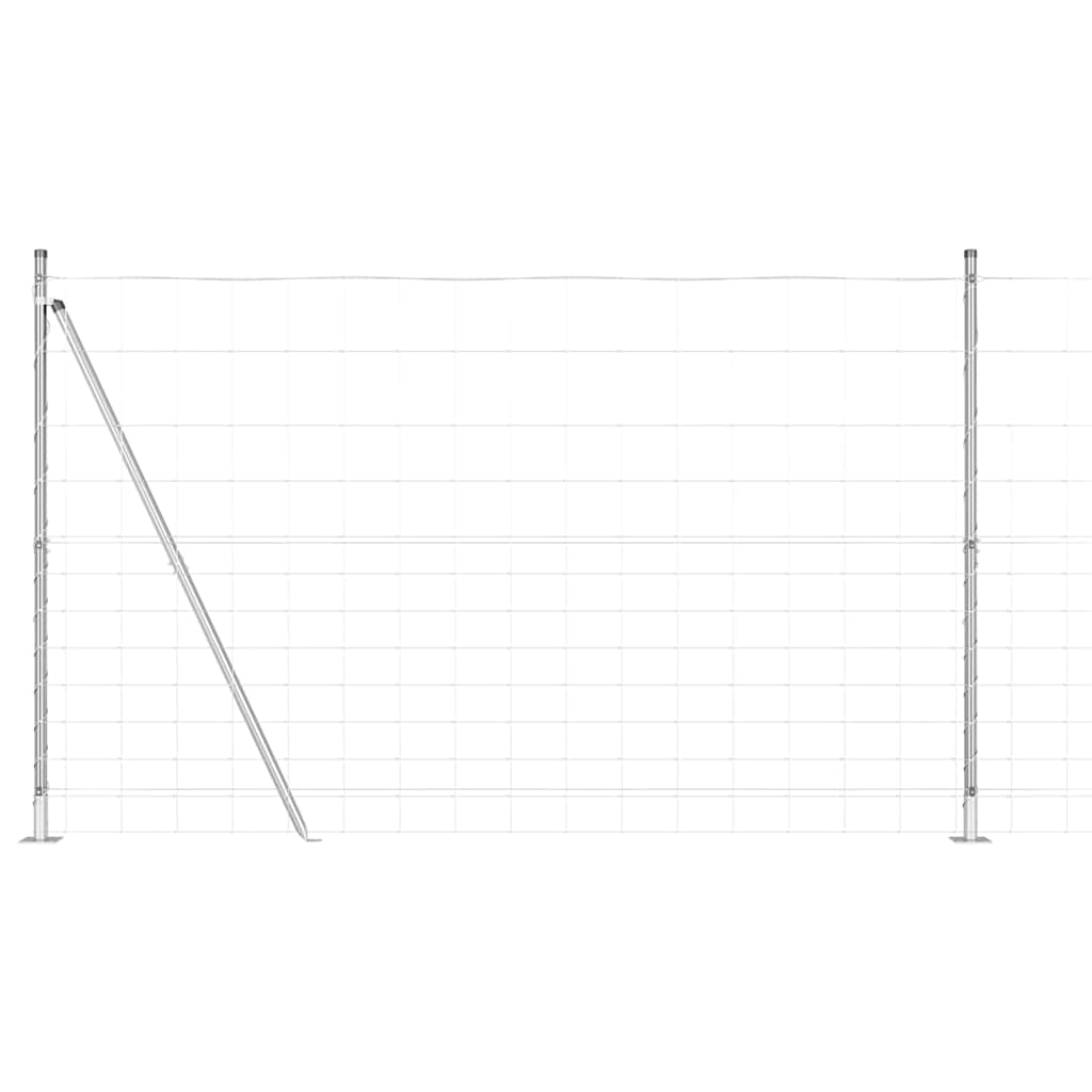 Field Fence Silver 50 x 1.5 m Galvanised steel