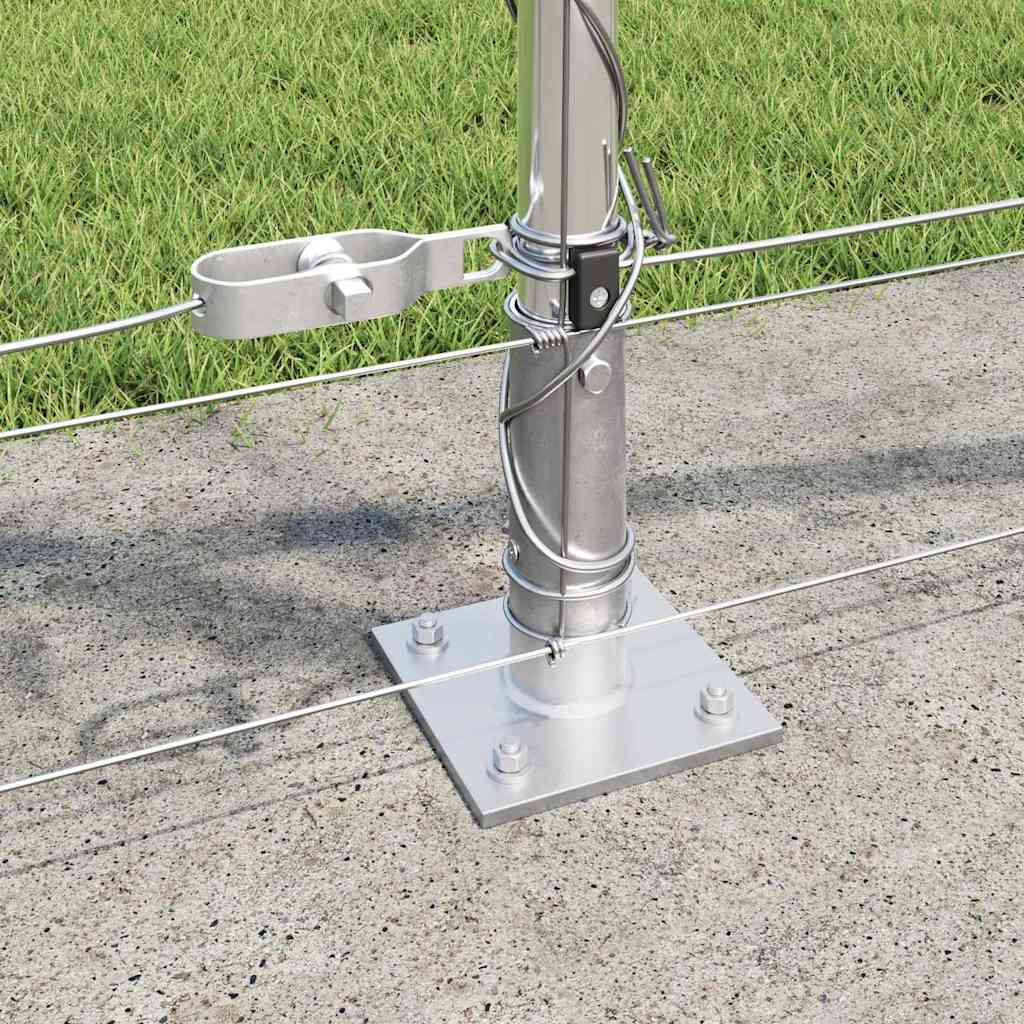 Field Fence Silver 100 x 0.8 m Galvanised steel