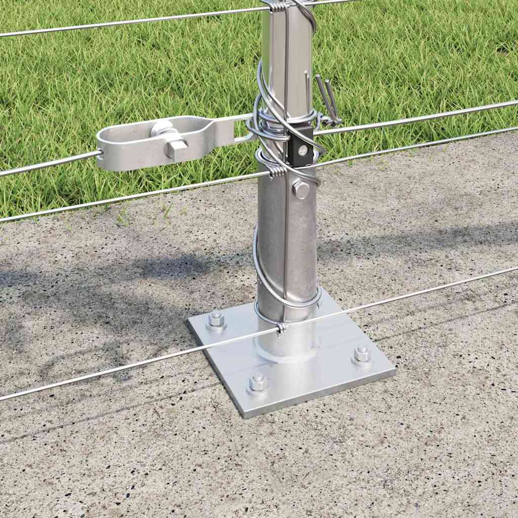 Field Fence Silver 100 x 0.8 m Galvanised steel