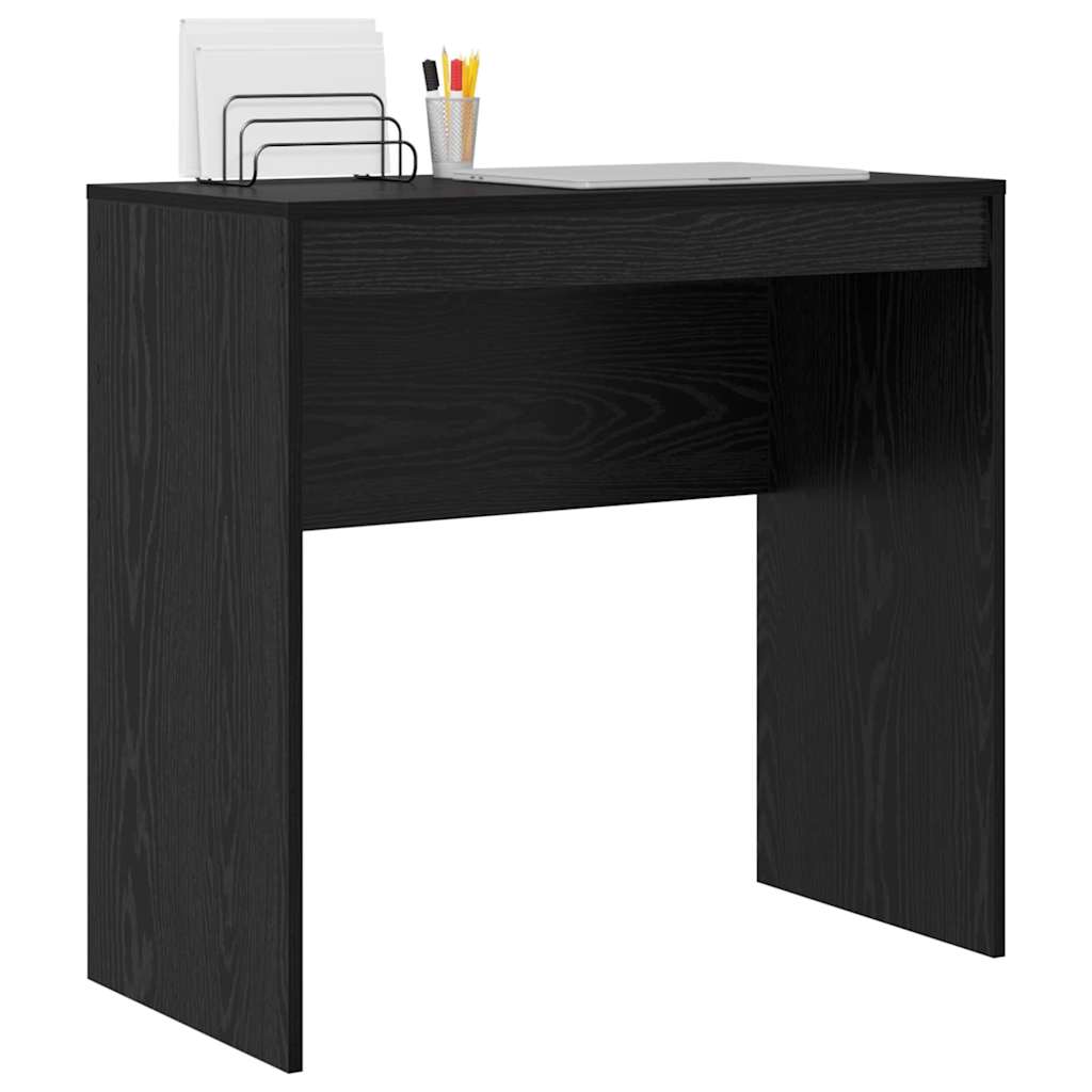 Desk Black oak 80 x 40 x 76 cm Engineered wood