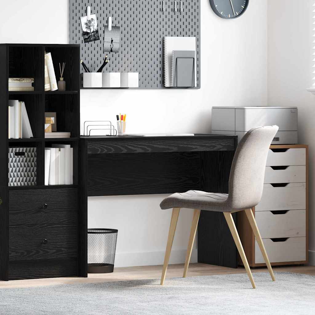 Desk Black oak 100 x 40 x 76 cm Engineered wood