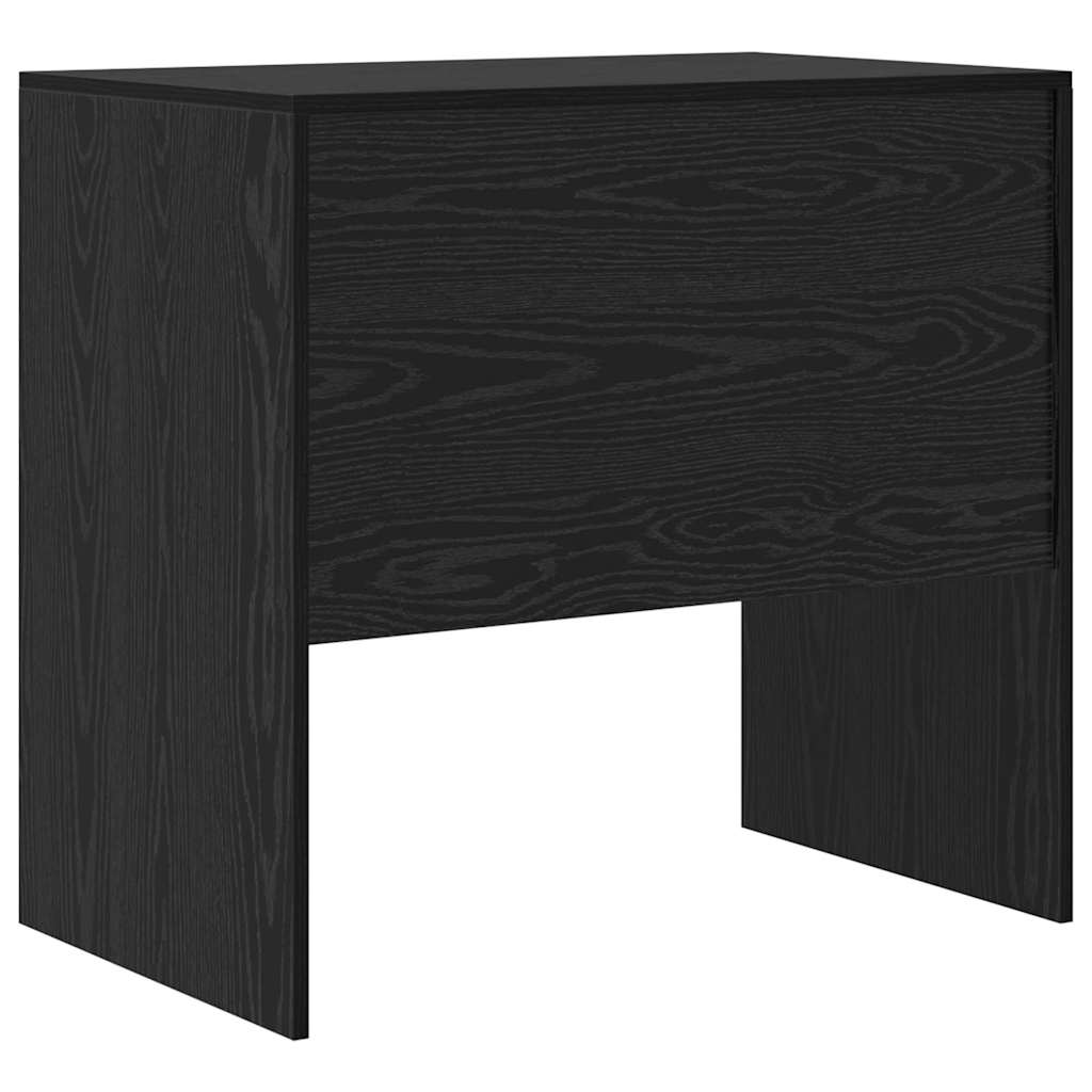 Desk Black oak 80 x 50 x 76 cm Engineered wood