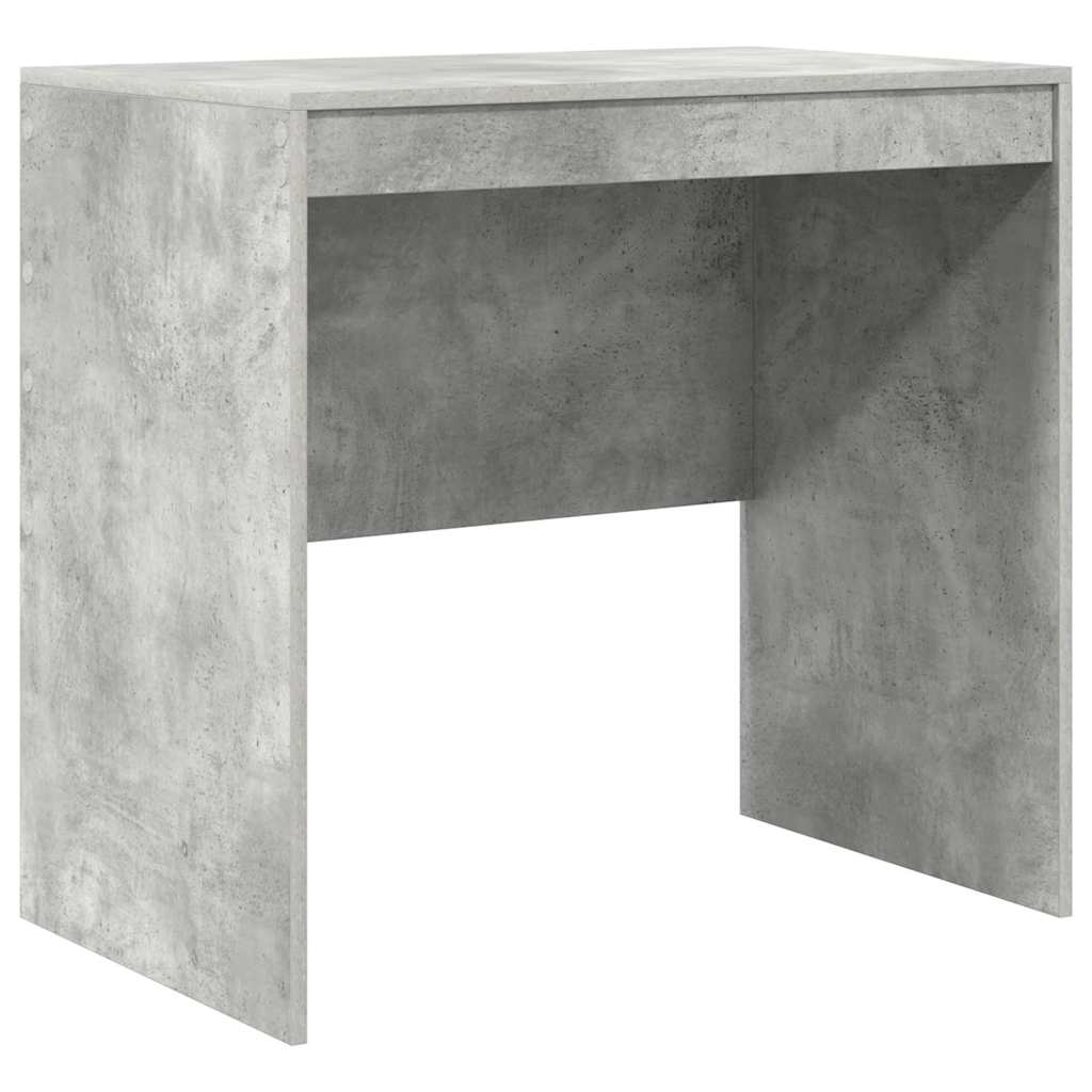 Desk Concrete grey 80 x 50 x 76 cm Engineered wood