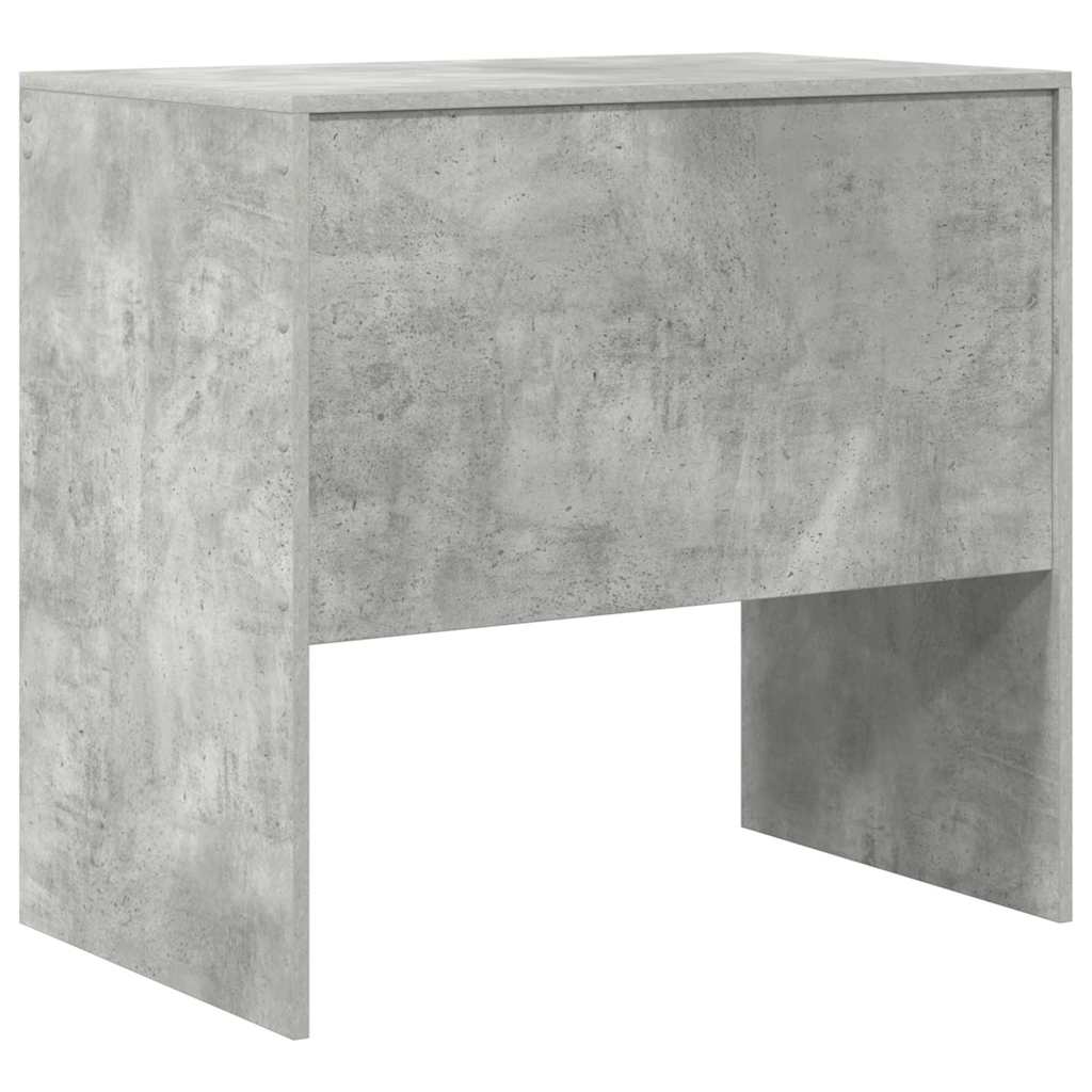Desk Concrete grey 80 x 50 x 76 cm Engineered wood