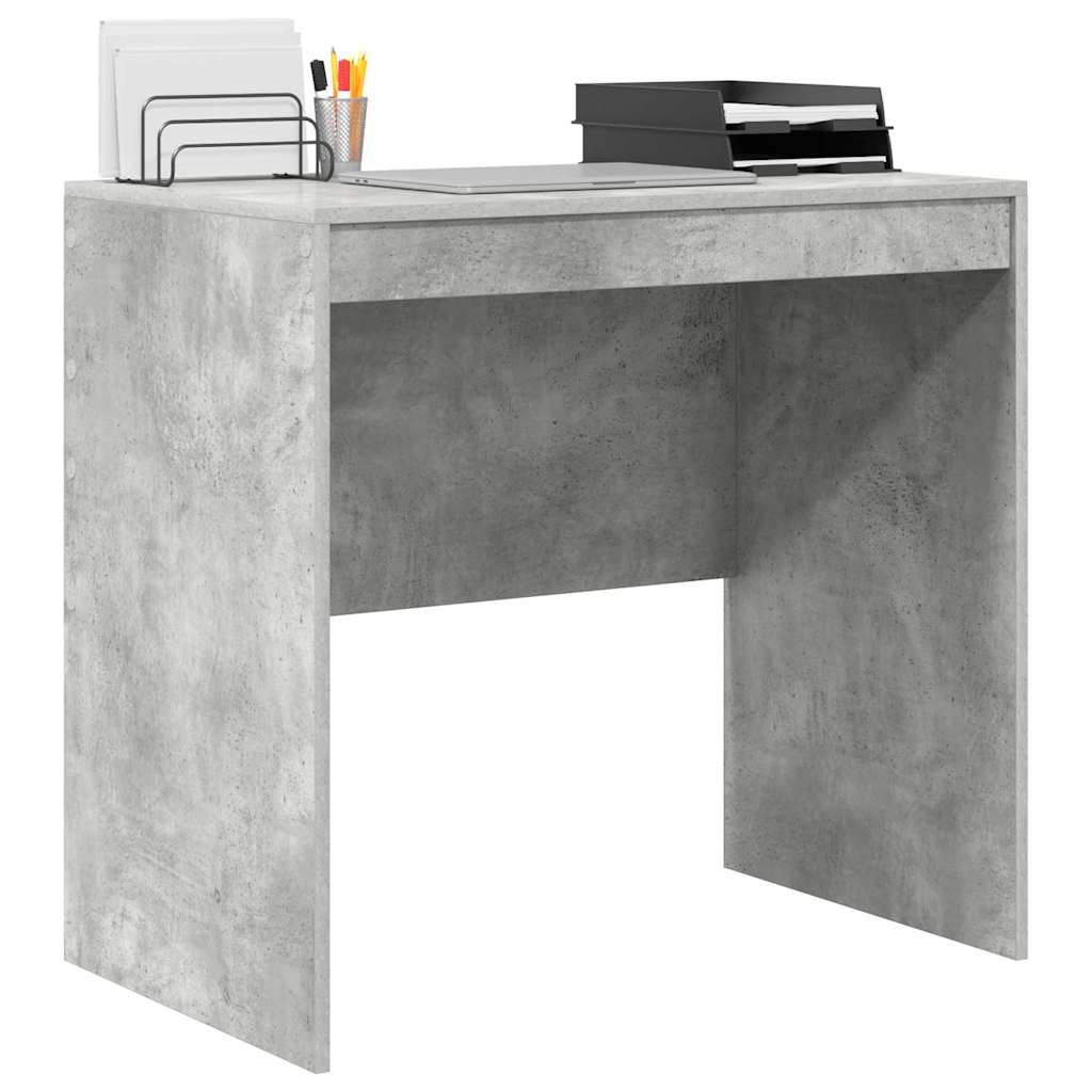 Desk Concrete grey 80 x 50 x 76 cm Engineered wood