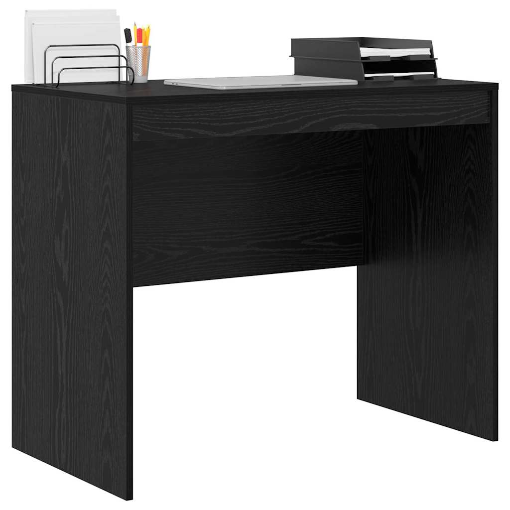 Desk Black oak 90 x 50 x 76 cm Engineered wood