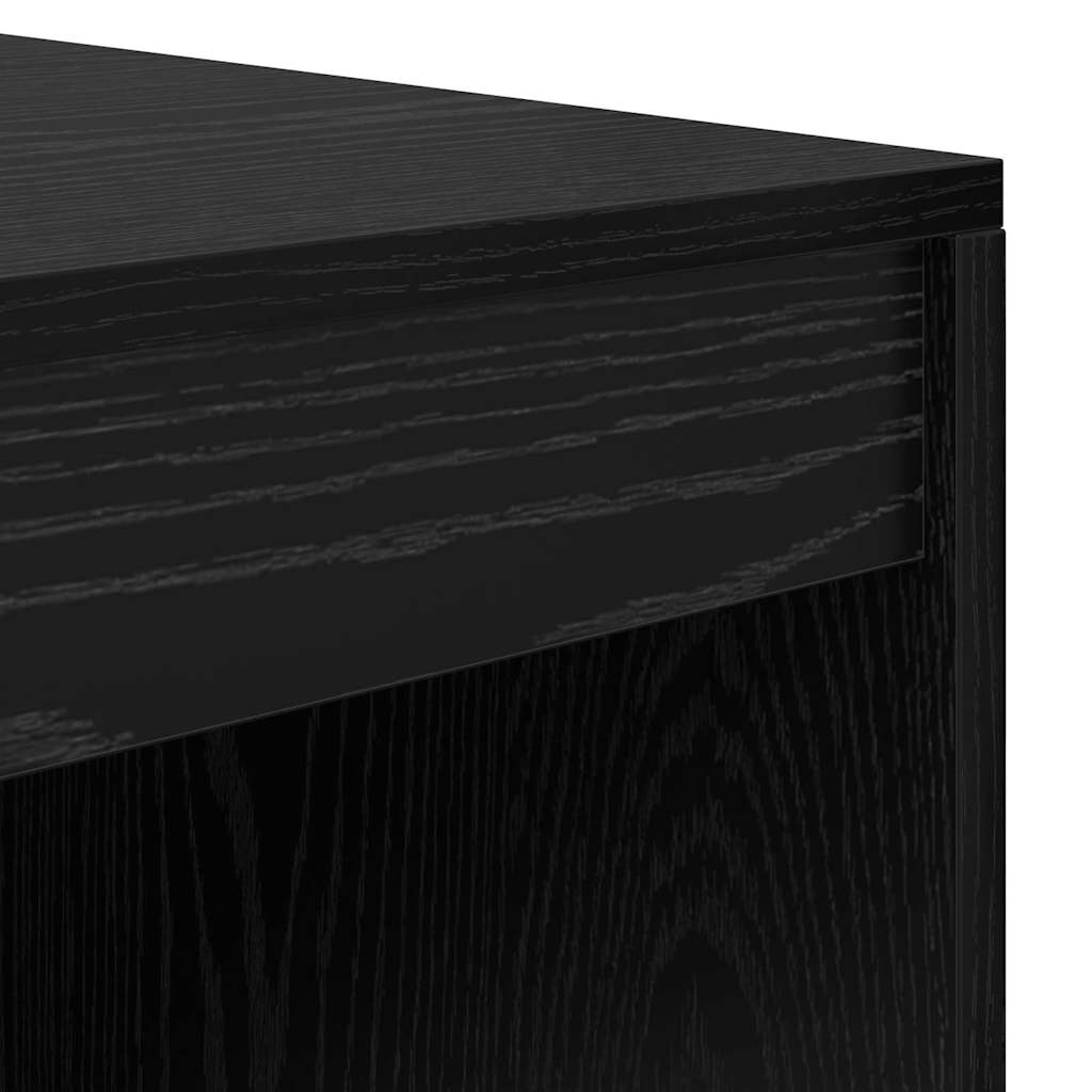 Desk Black oak 100 x 50 x 76 cm Engineered wood