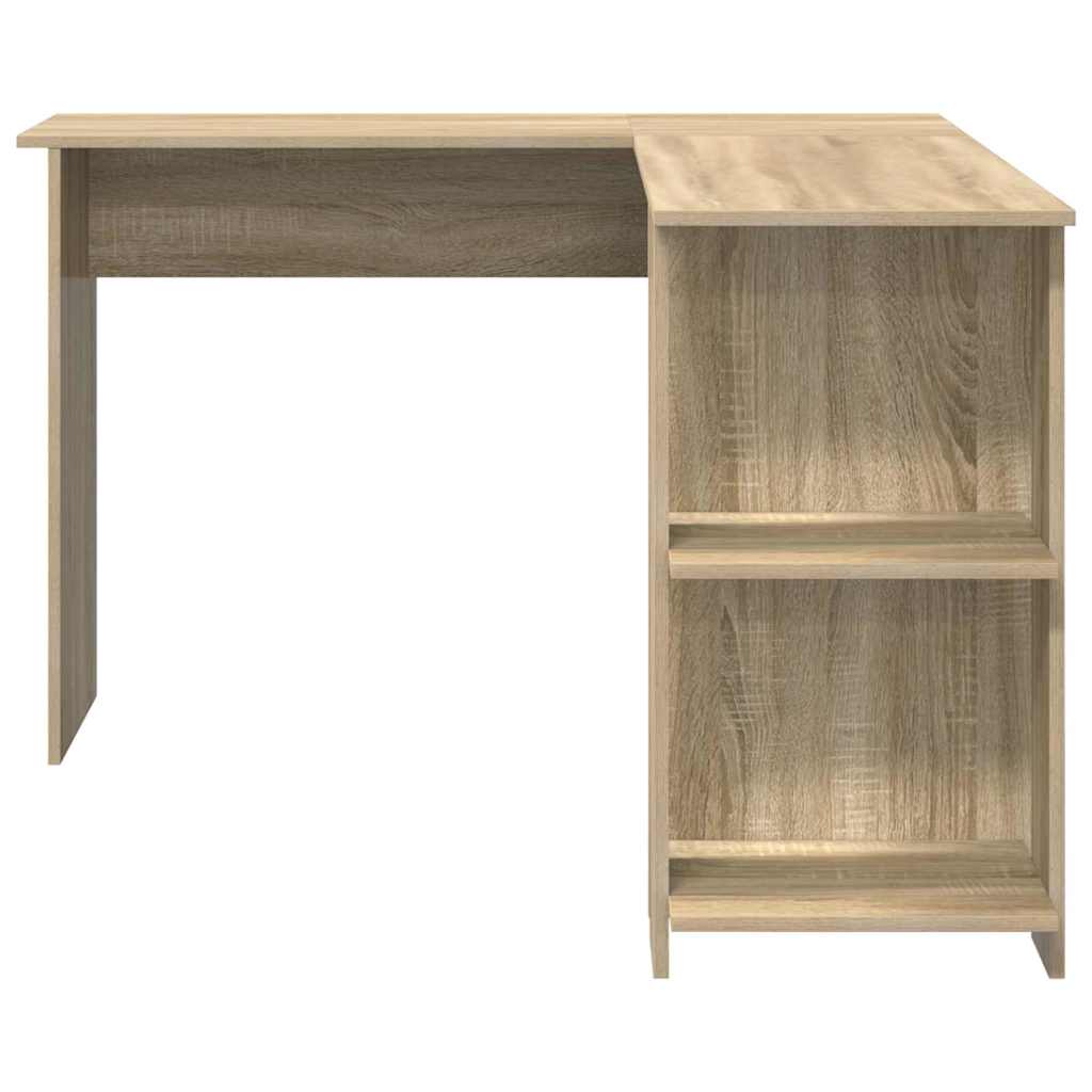 Corner Desk with Storage Sonoma oak 140 x 113.5 x 75 cm