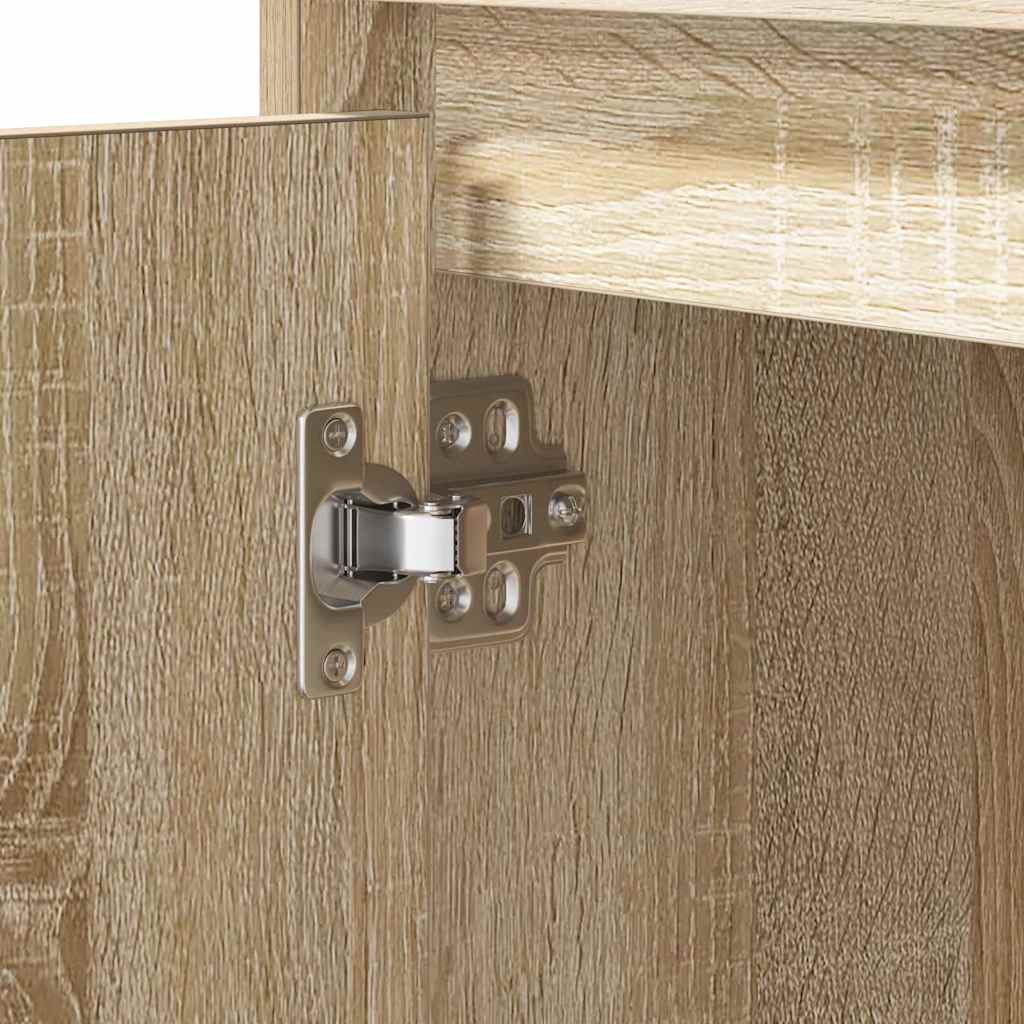 Bedside Cabinet Sonoma oak 50 x 34.5 x 50 cm Engineered wood