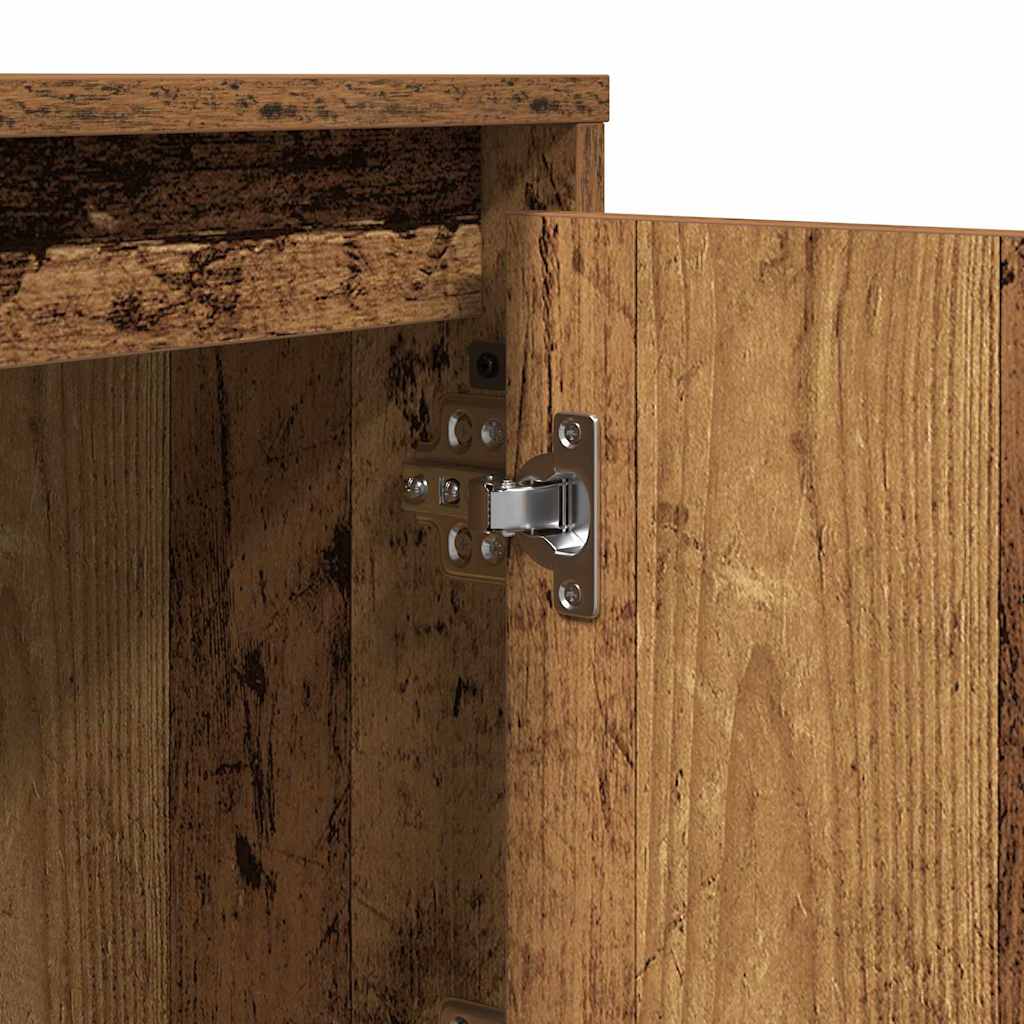 Bedside Cabinet with Old Wood 39 x 34.5 x 50 cm Engineered wood