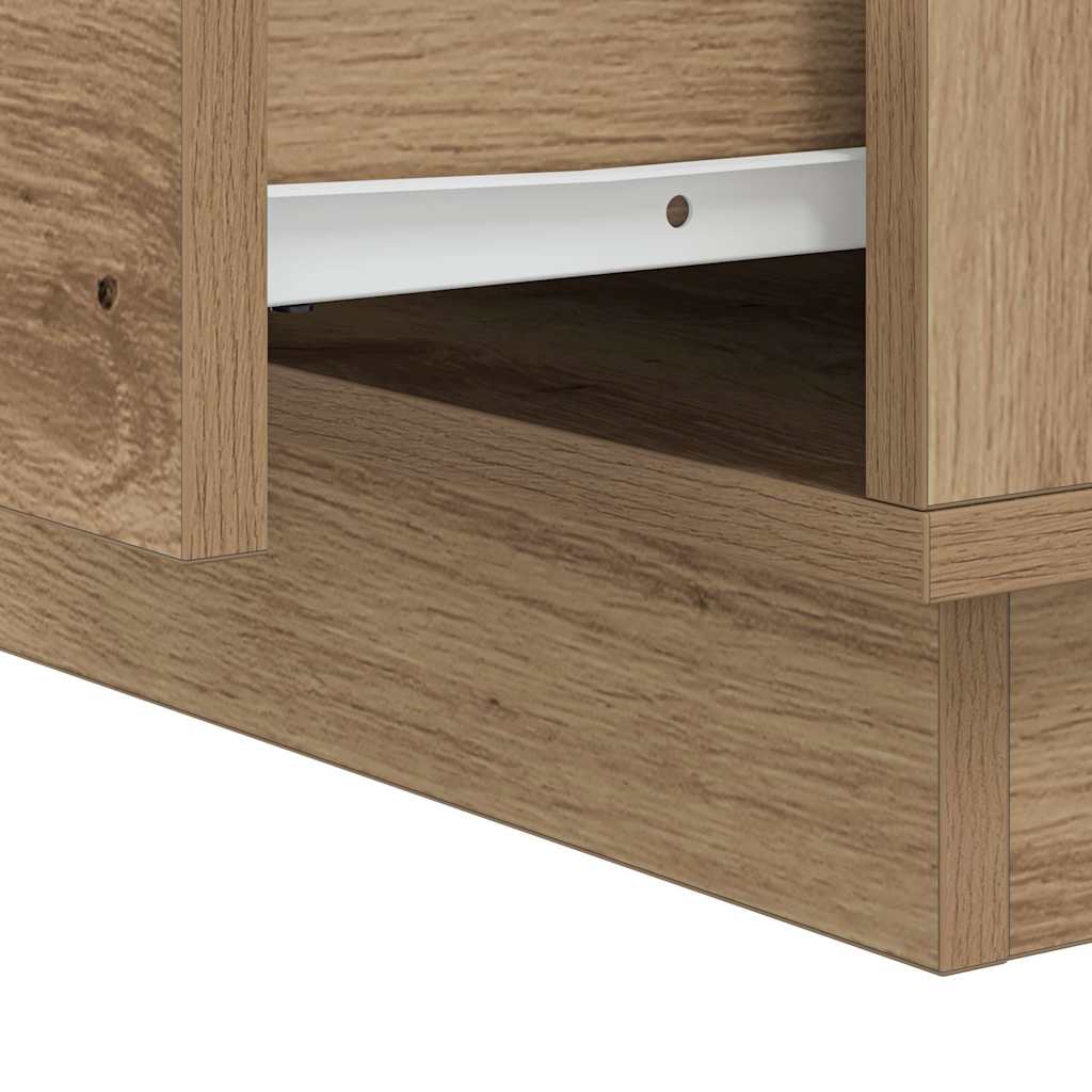 Bedside Cabinet Artisan Oak 39 x 34.5 x 50 cm Engineered wood