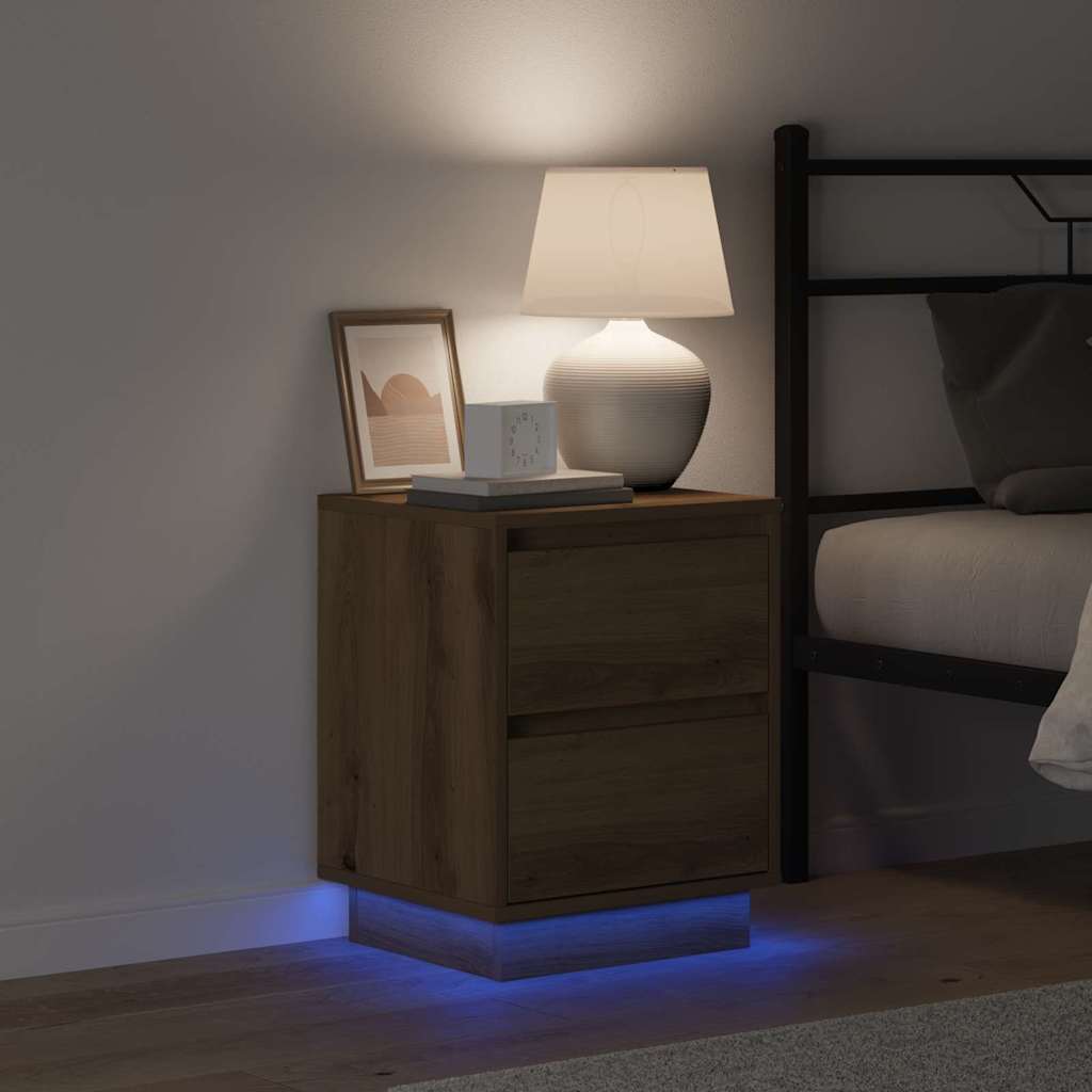 Bedside Cabinet Artisan Oak 39 x 34.5 x 50 cm Engineered wood