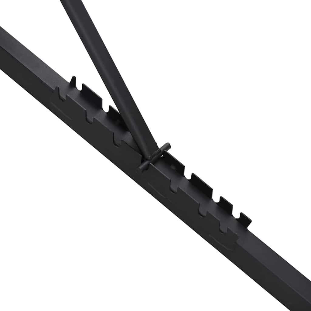 Weight Bench Manual Black 131 x 41 x 110 cm Steel