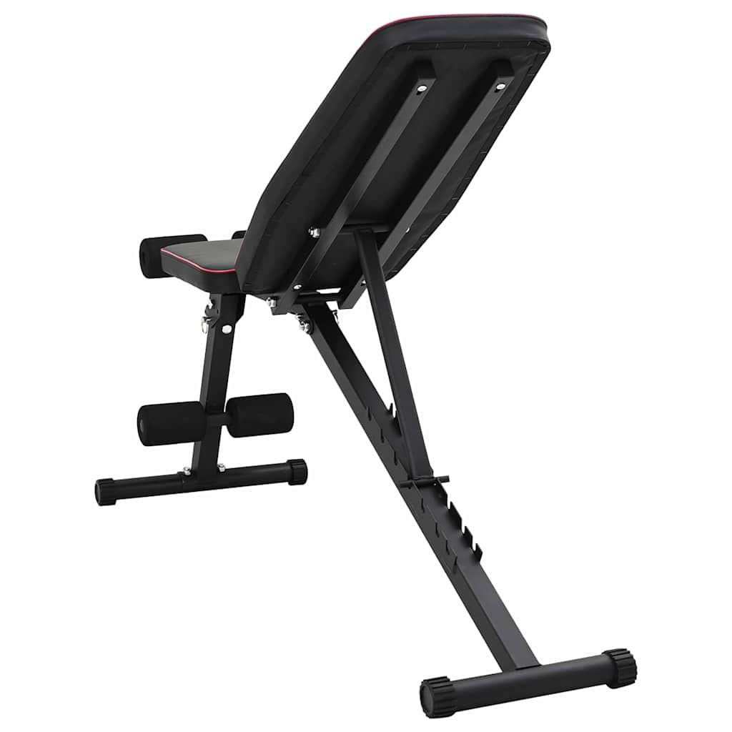 Weight Bench Manual Black 131 x 41 x 110 cm Steel