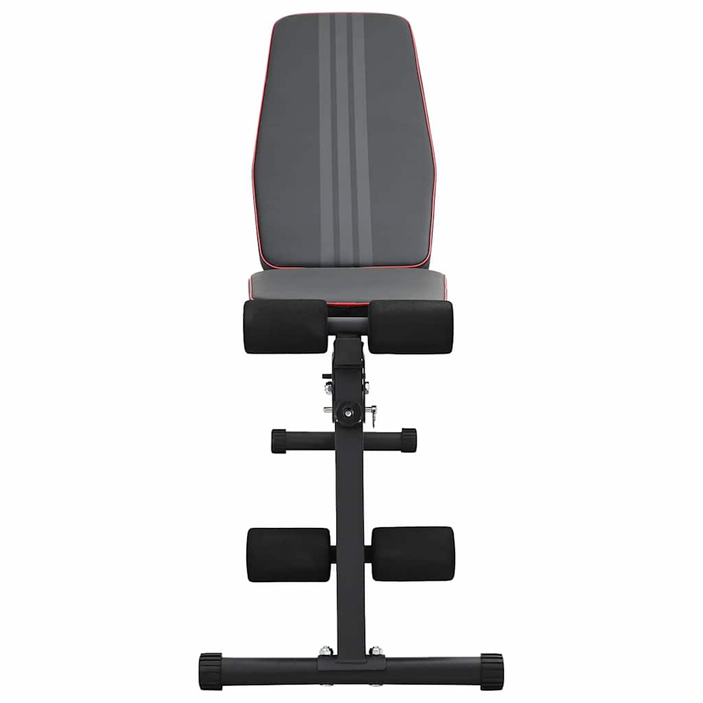Weight Bench Manual Black 131 x 41 x 110 cm Steel