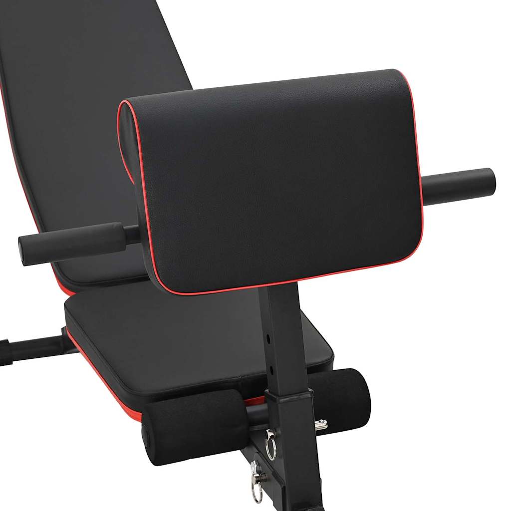 Weight Bench Manual Black 132 x 54 x 100 cm Steel