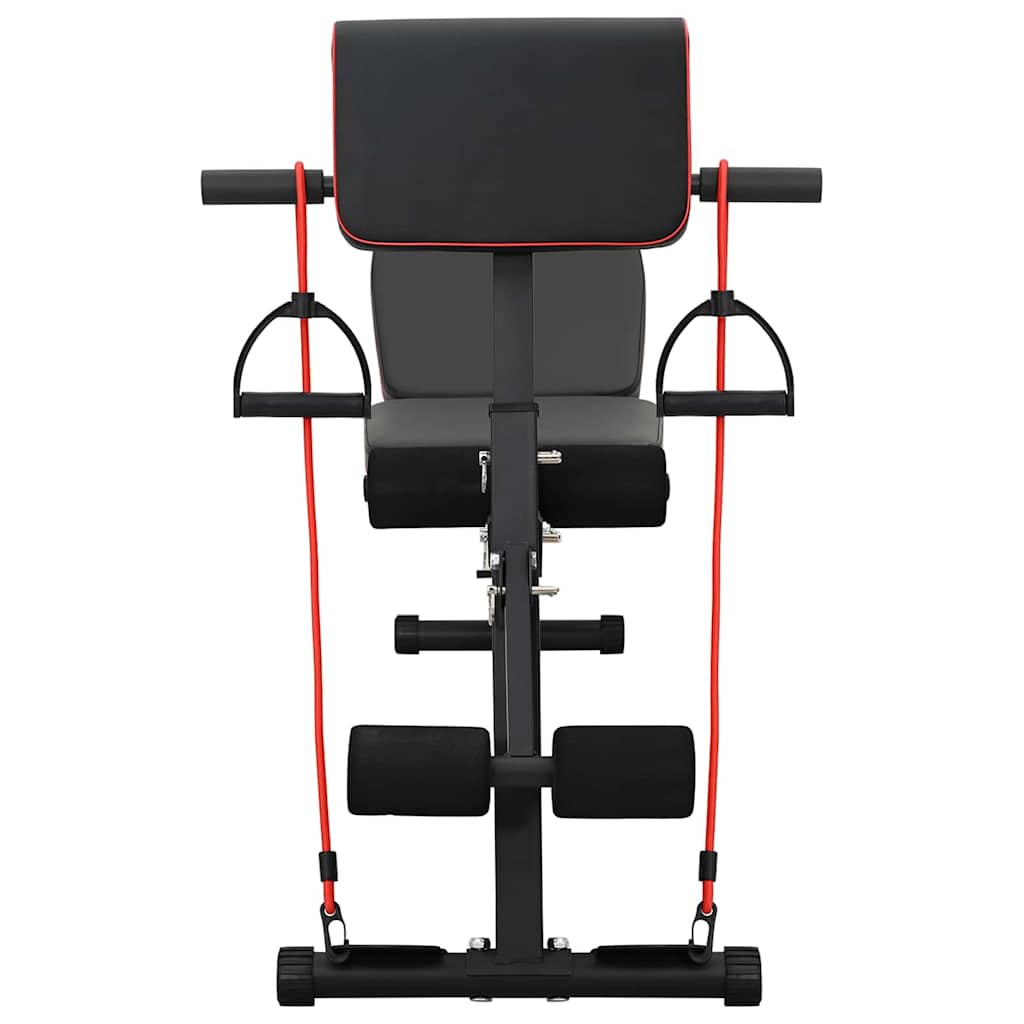 Weight Bench Manual Black 132 x 54 x 100 cm Steel