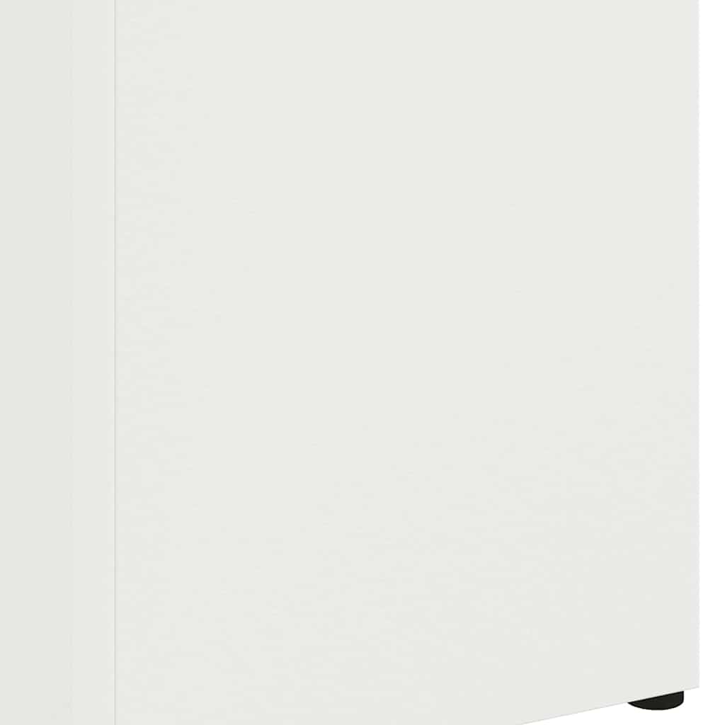 Umbrella Stand White 15.5 x 15.5 x 49 cm Metal