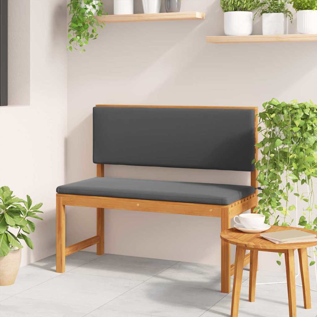 Garden Bench Brown 100 x 50 x 91cm Solid Acacia wood