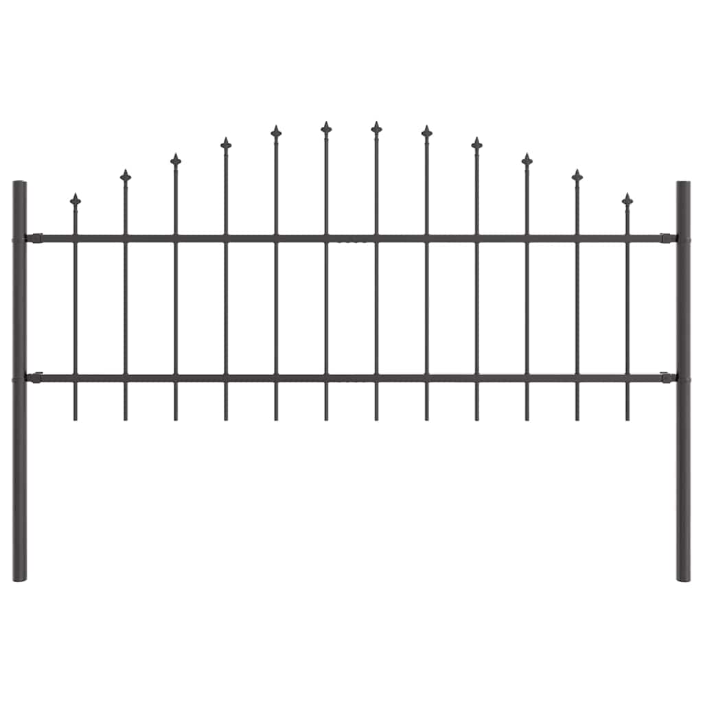 Garden Fence Grey 170 x 75 cm