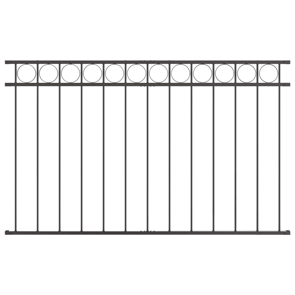 Garden Fence Grey Steel