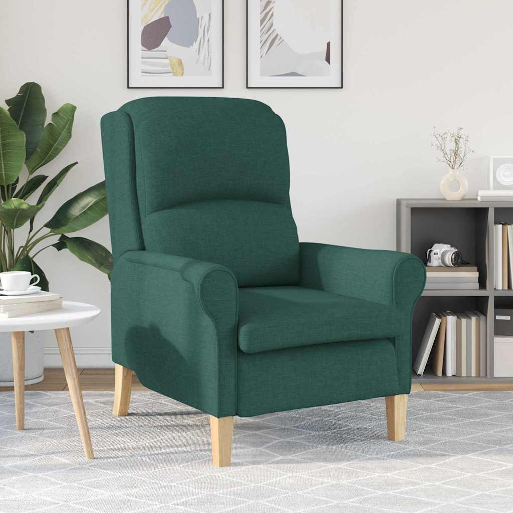 Armchair Dark green 76 x 94 x 102 cm Fabric