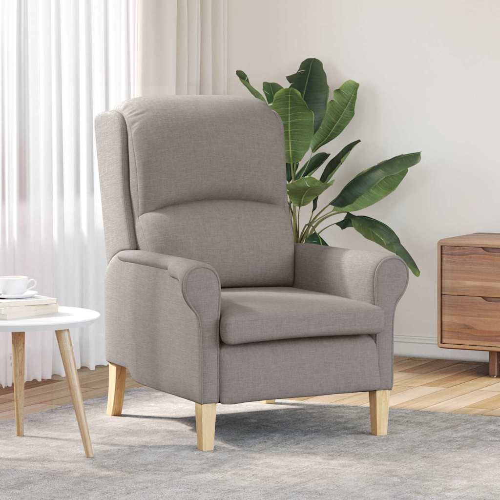Armchair Taupe 76 x 94 x 102 cm Fabric