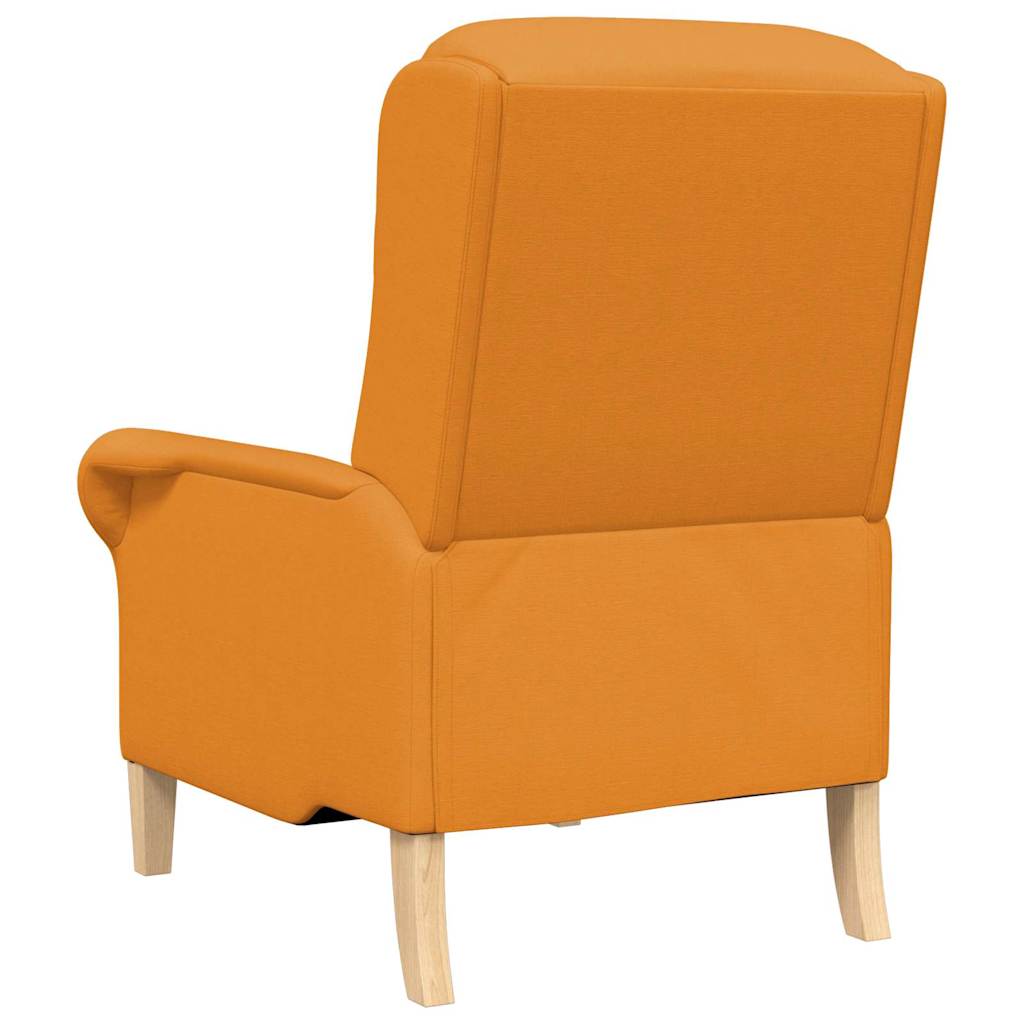 Armchair Dark yellow 76 x 94 x 102 cm Fabric