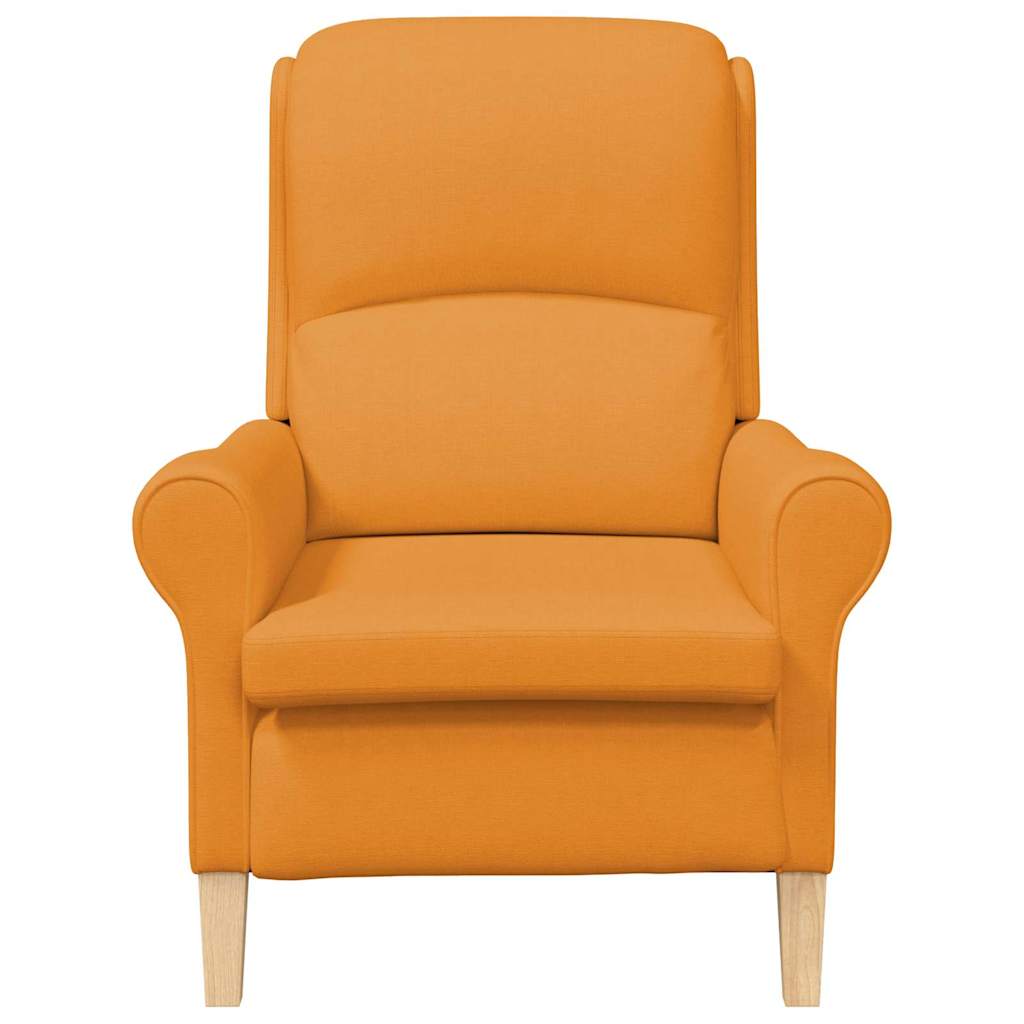 Armchair Dark yellow 76 x 94 x 102 cm Fabric