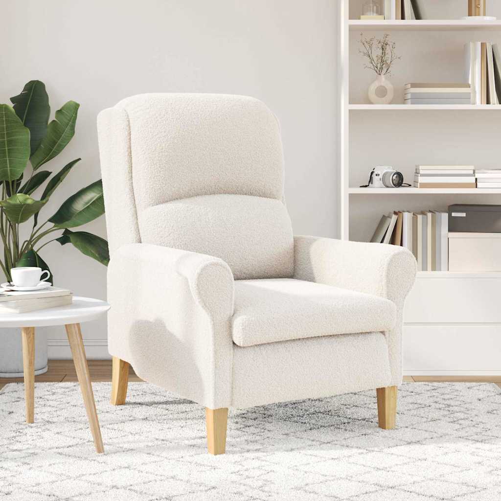 Armchair Cream 76 x 94 x 102 cm