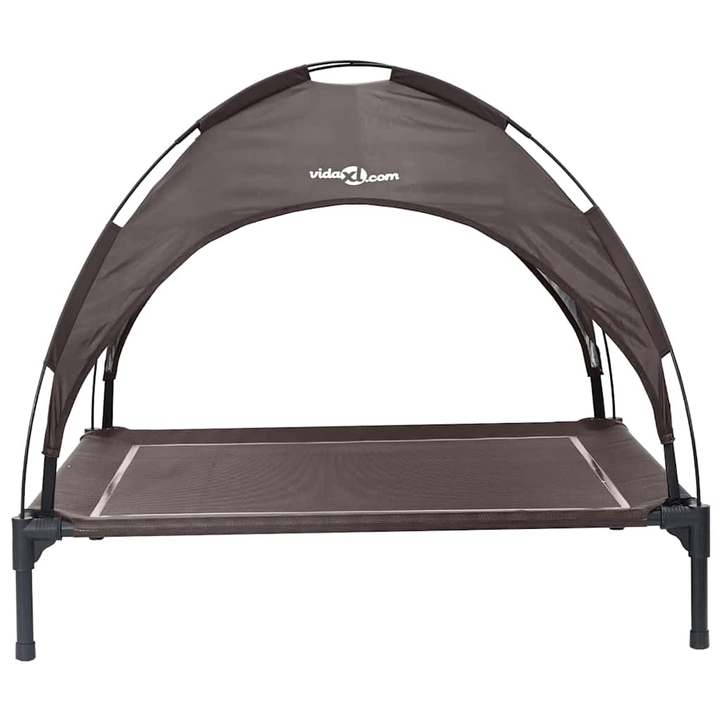 Dog Bed Brown L Steel