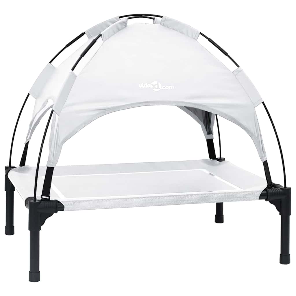 Dog Bed Silver Grey S Steel