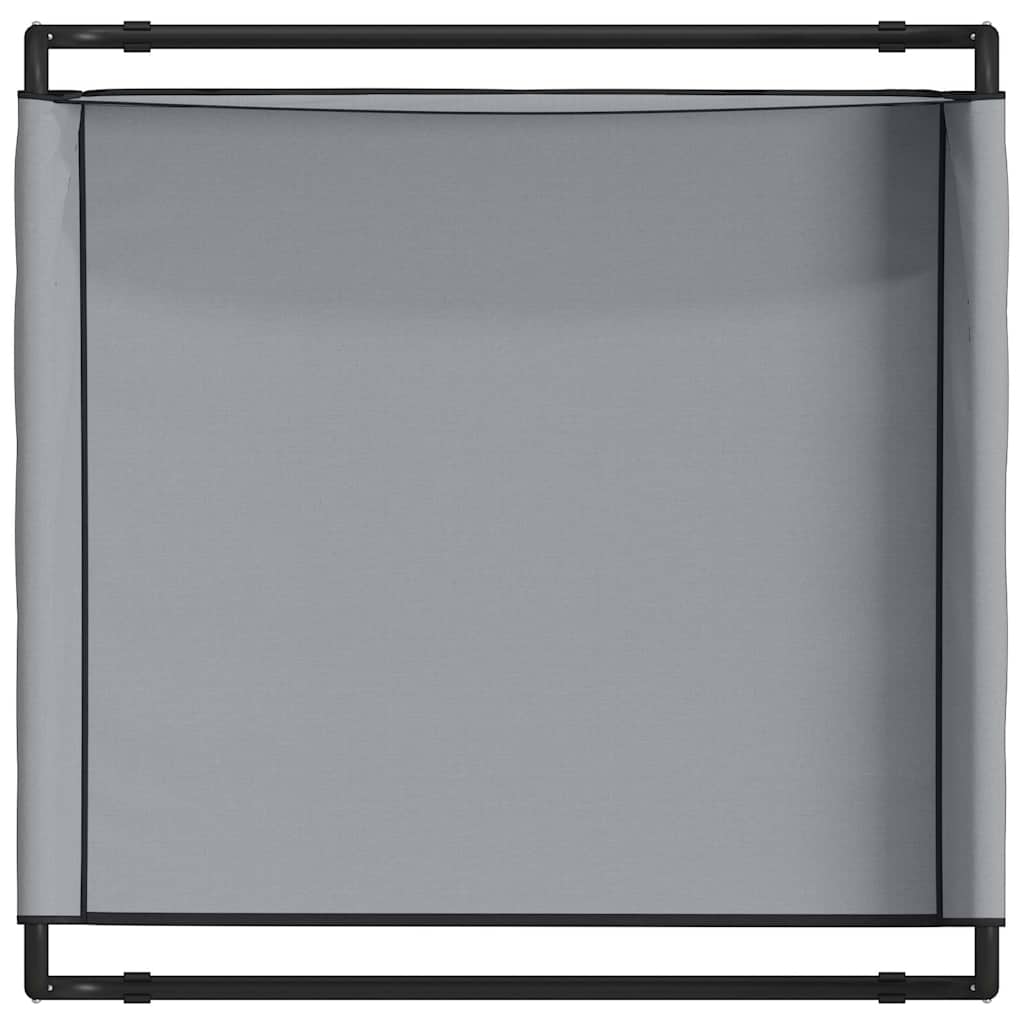 Dog Bed Light grey S Oxford Fabric and Steel