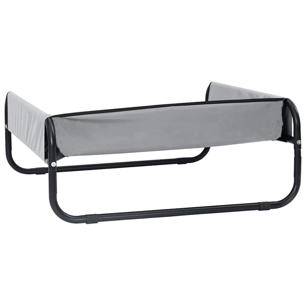 Dog Bed Light grey ML Oxford Fabric and Steel